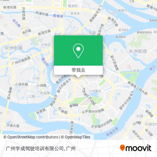 广州学成驾驶培训有限公司地图