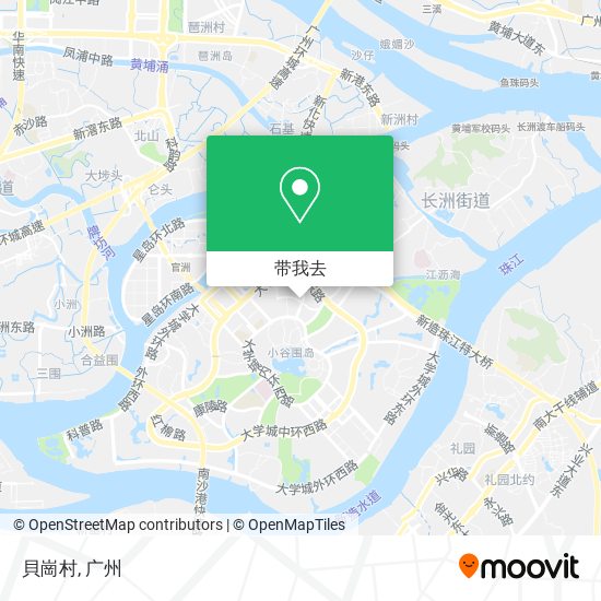 貝崗村地图