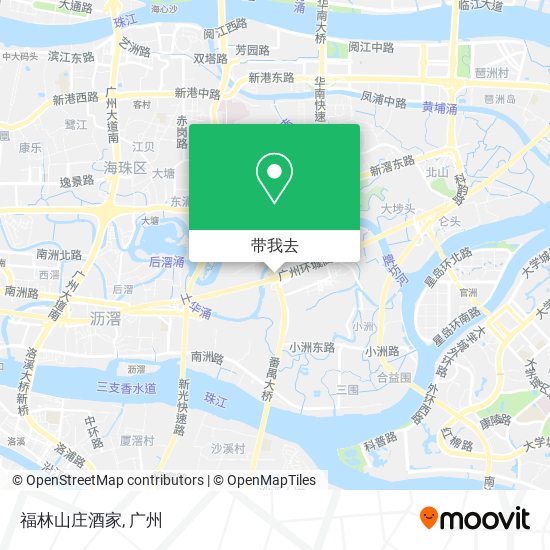 福林山庄酒家地图