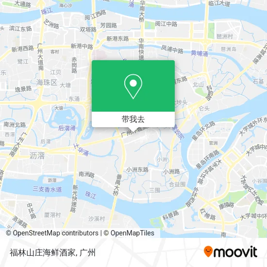 福林山庄海鲜酒家地图