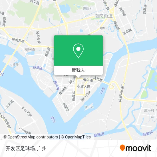 开发区足球场地图