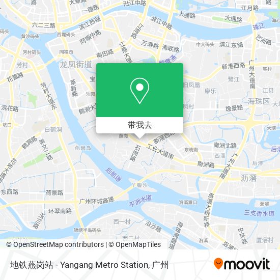 地铁燕岗站 - Yangang Metro Station地图