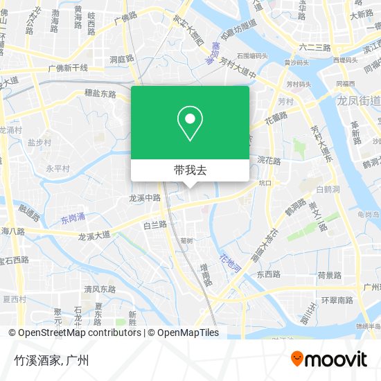 竹溪酒家地图
