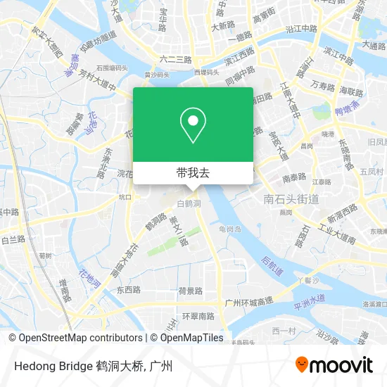 Hedong Bridge 鹤洞大桥地图