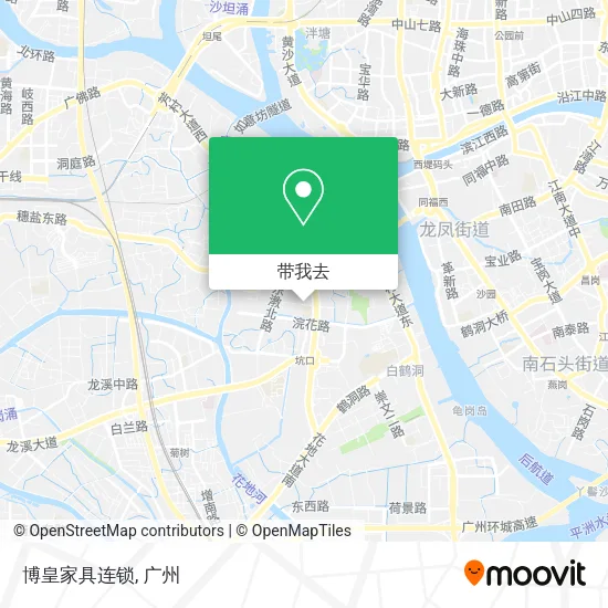博皇家具连锁地图