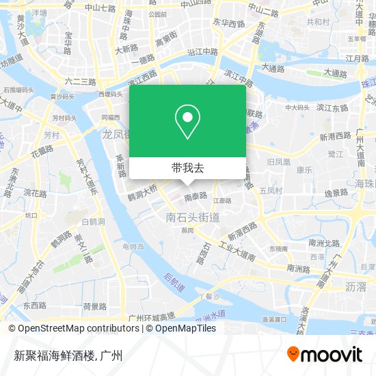 新聚福海鲜酒楼地图
