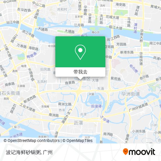 波记海鲜砂锅粥地图