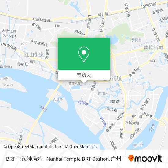 BRT 南海神庙站 - Nanhai Temple BRT Station地图