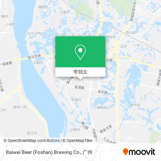Baiwei Beer (Foshan) Brewing Co.地图