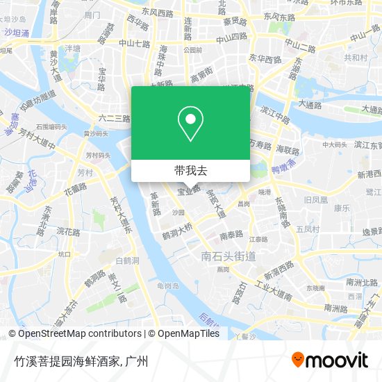 竹溪菩提园海鲜酒家地图