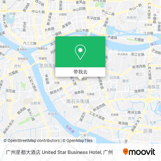 广州星都大酒店 United Star Business Hotel地图