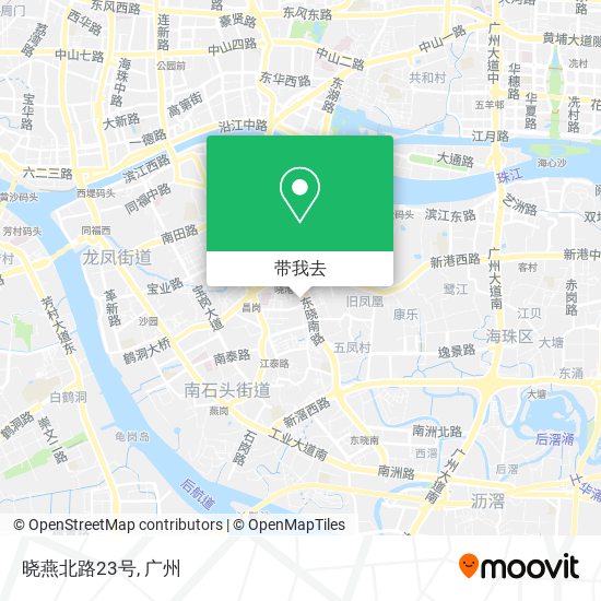 晓燕北路23号地图