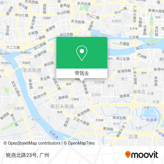 晓燕北路23号地图