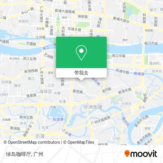 绿岛咖啡厅地图