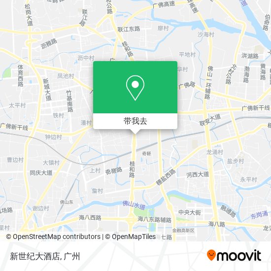 新世纪大酒店地图