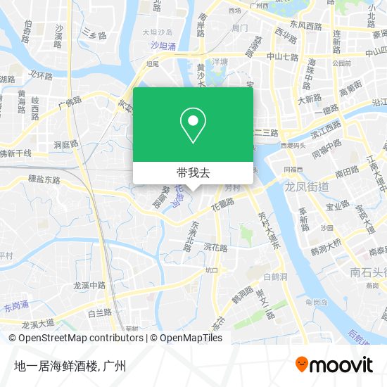 地一居海鲜酒楼地图