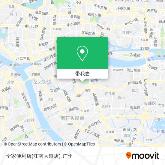 全家便利店(江南大道店)地图