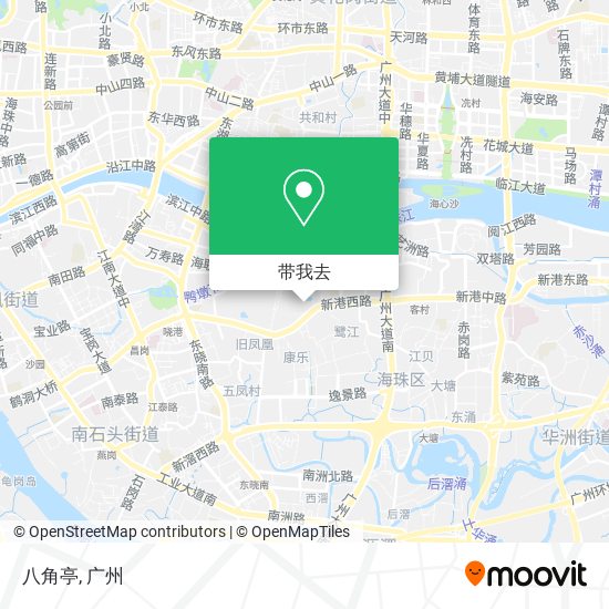 八角亭地图