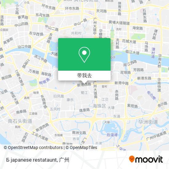Б japanese restataunt地图