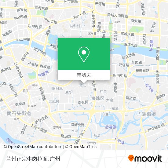 兰州正宗牛肉拉面地图