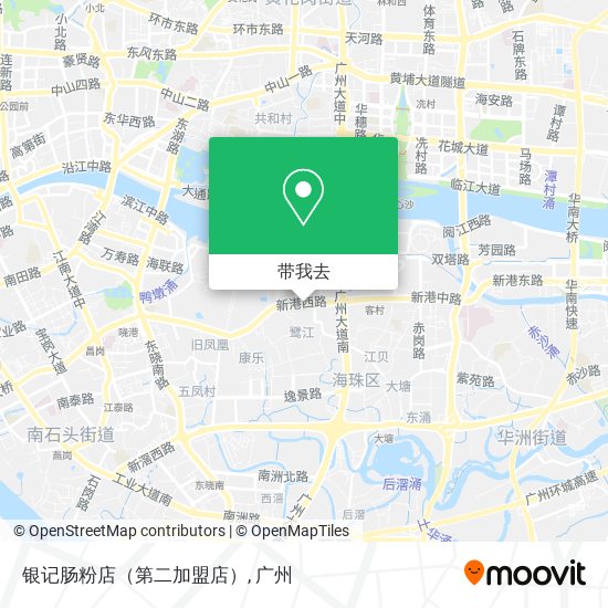 银记肠粉店（第二加盟店）地图