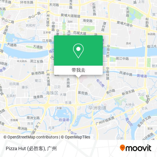 Pizza Hut (必胜客)地图