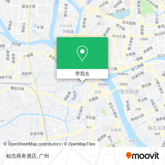 柏浩商务酒店地图