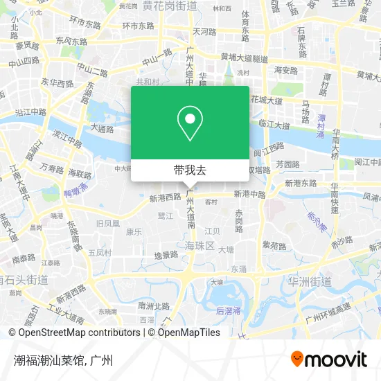 潮福潮汕菜馆地图