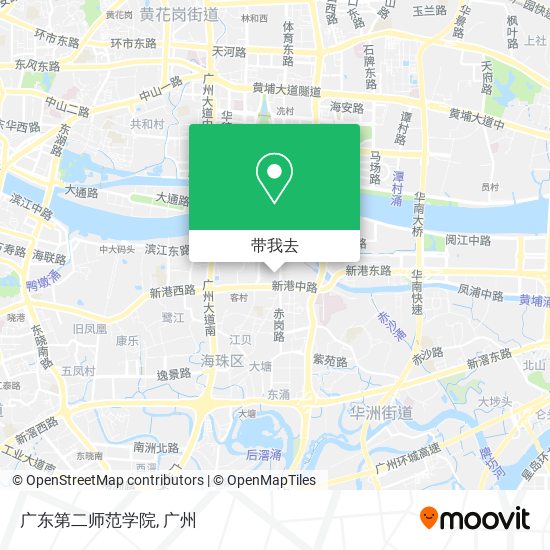 广东第二师范学院地图
