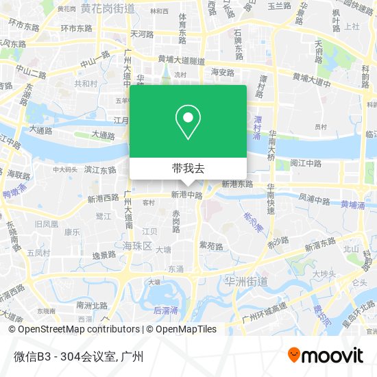 微信B3 - 304会议室地图