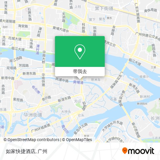 如家快捷酒店地图