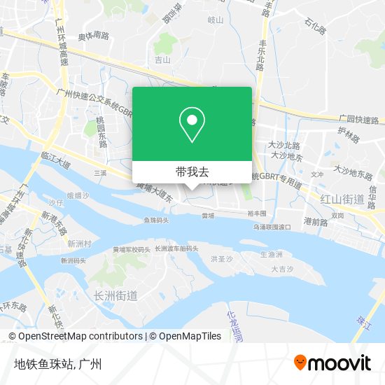 地铁鱼珠站地图