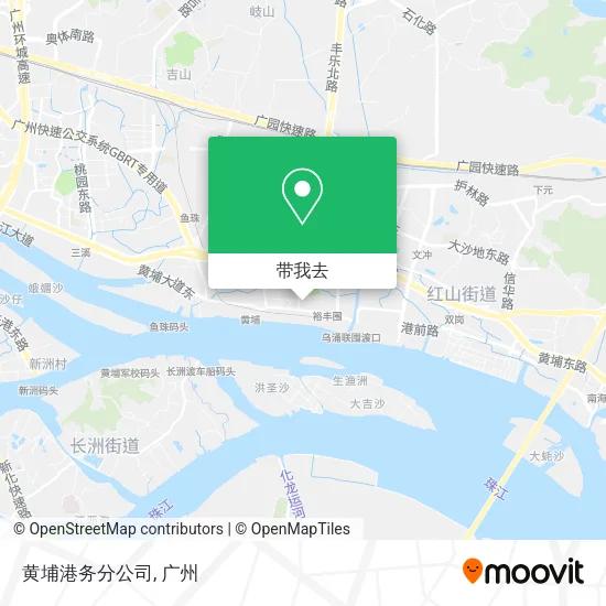 黄埔港务分公司地图