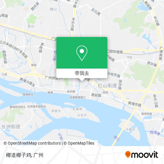 椰道椰子鸡地图