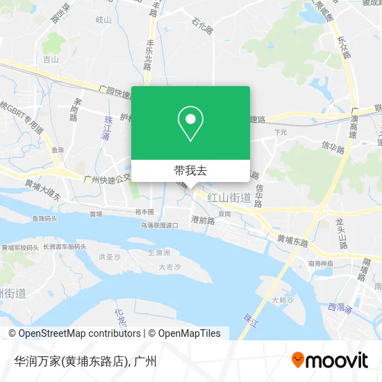 华润万家(黄埔东路店)地图