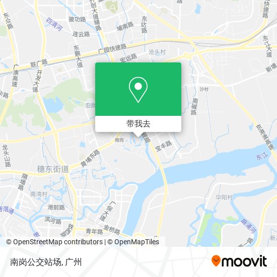 南岗公交站场地图