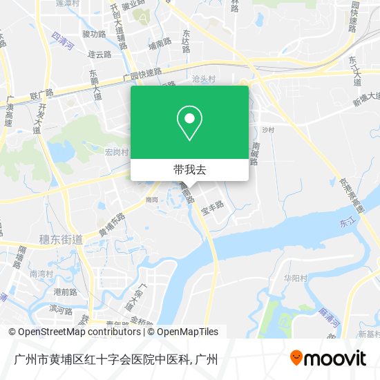 广州市黄埔区红十字会医院中医科地图
