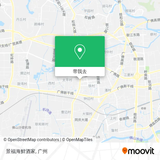景福海鮮酒家地图