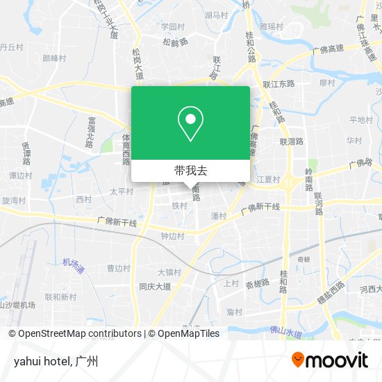 yahui hotel地图