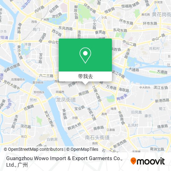 Guangzhou Wowo Import & Export Garments Co., Ltd.地图