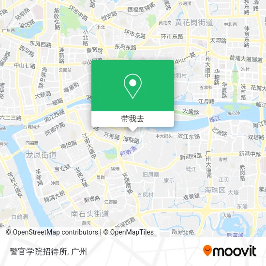 警官学院招待所地图
