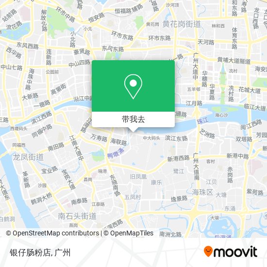 银仔肠粉店地图