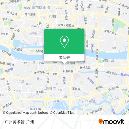 广州美术馆地图