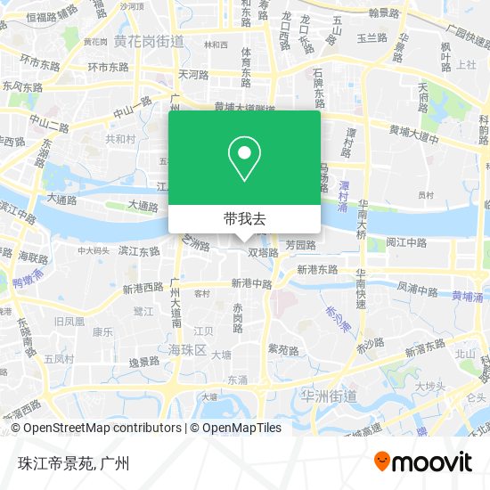 珠江帝景苑地图