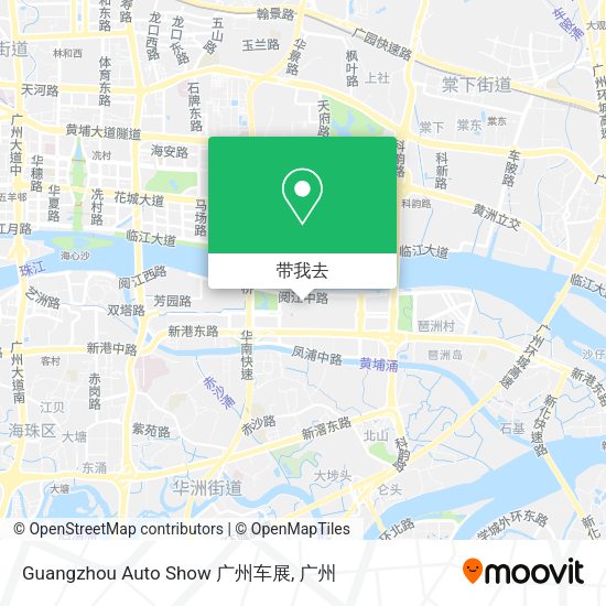 Guangzhou Auto Show 广州车展地图