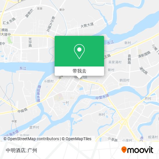 中明酒店地图