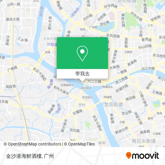 金沙港海鮮酒樓地图