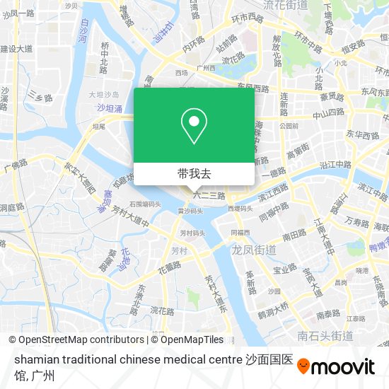 shamian traditional chinese medical centre 沙面国医馆地图