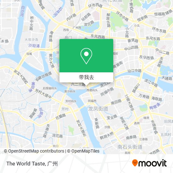 The World Taste地图