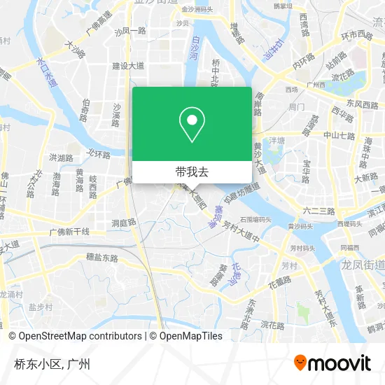 桥东小区地图